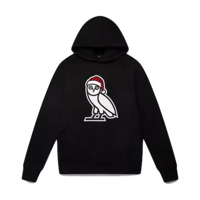 OVO Holiday Owl Combed Cotton Hoodie