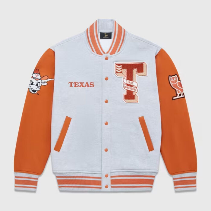 OVO NCAA Texas Longhorns Varsity Jacket