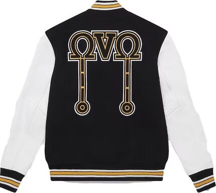 OVO Omega Varsity Jacket Black
