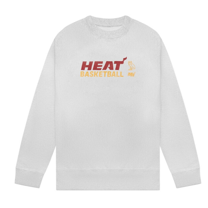 OVO X NBA Heat Sweatshirt Grey