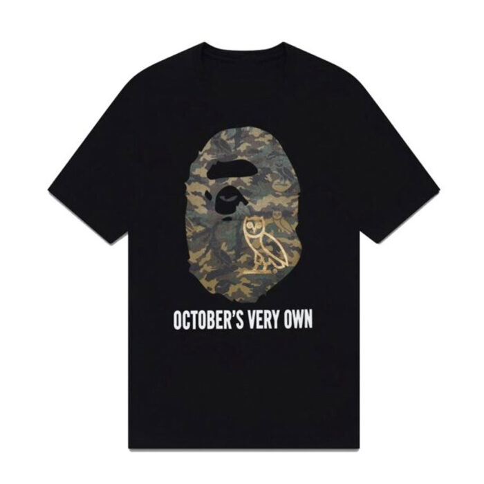 OVO x Bape Ape Head T Shirt